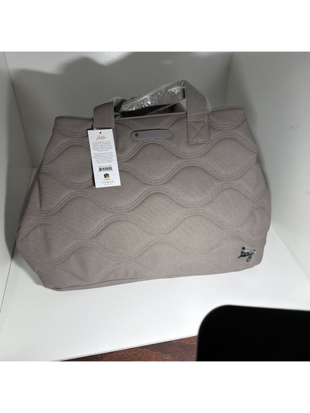 Lug Tempo Matte Luxe VL Tote Bag - NWT - Pearl